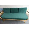 Ercol 355 Studio Couch in Ross Fabrics Pimlico Petrol