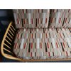 Ercol 355 Studio Couch Beige/Copper/Black Rectangle Maze Weave