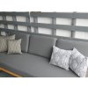Ercol 355 Studio Couch 92% wool Steel City Grey Complete set of Cushions 