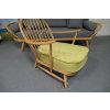 Ercol 203 Chair seat cushion in Pimlico Crush Zest with piping