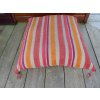 Kassita Floor Cushion Set in Shades of Red/Pink/Beige