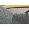 Ercol 203 Seat and Back Cushion in Oakenshaw Steel Grey Herringbone