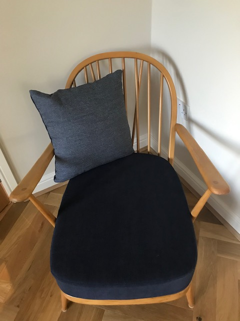 Ercol 203 Seat Cushion only in Transept Blue