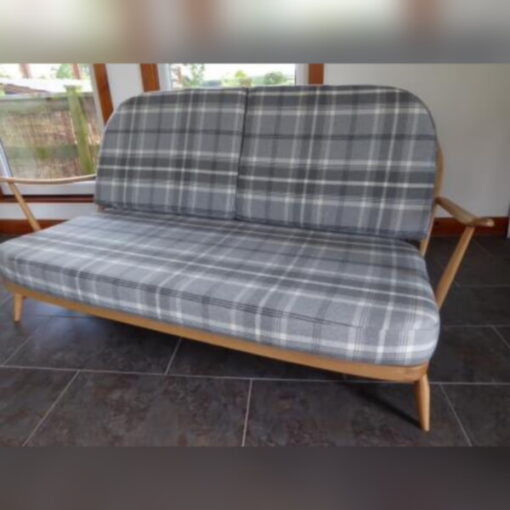 Ercol 203 3 Seater Mattress and Back Cushions in Dove Grey