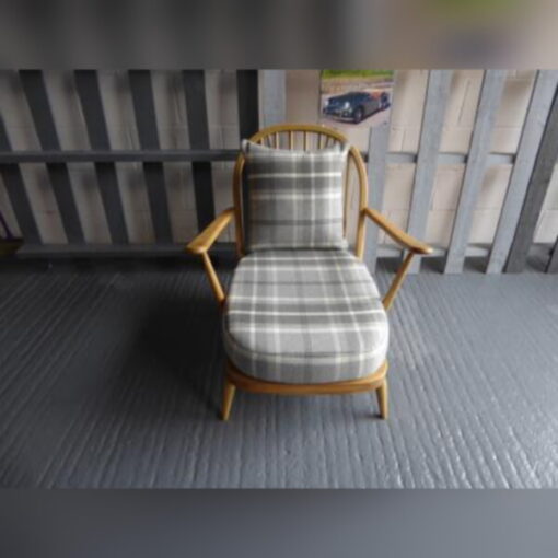 Ercol 203 Seat Cushion in Dove Grey - Image 6