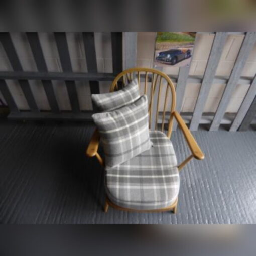 Ercol 203 Seat Cushion in Dove Grey - Image 8
