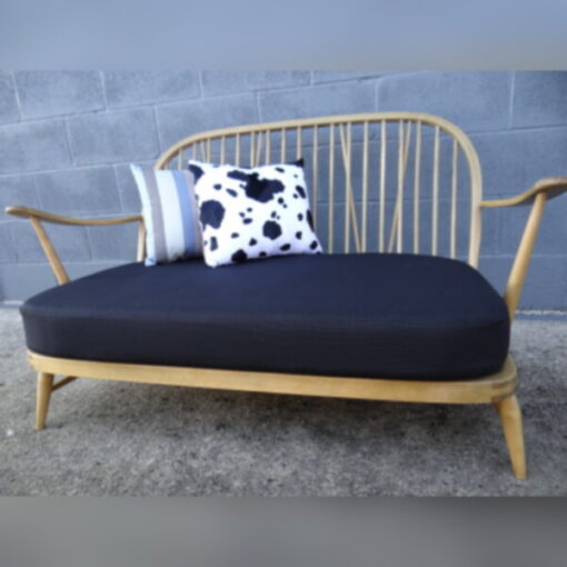 Ercol 203 2 Seater Seat Cushion in Black Stitch - Image 5
