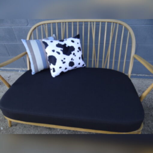 Ercol 203 2 Seater Seat Cushion in Black Stitch - Image 6