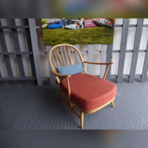 Ercol 203 Seat & Back Cushion in Nouveau Verona Terra Cotta - Image 9