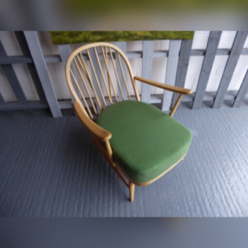 Ercol 203 Seat & Back Cushion in Nouveau Verona Green - Image 9