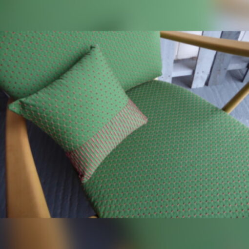 Ercol 203 Seat & Back Cushion in Nouveau Verona Green - Image 3