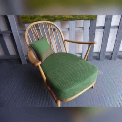 Ercol 203 Seat & Back Cushion in Nouveau Verona Green - Image 6