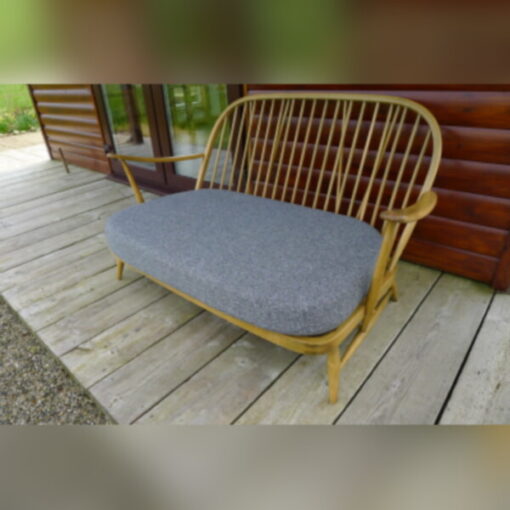 Ercol 203 2 Seater Seat Cushion in Mid Grey Stitch