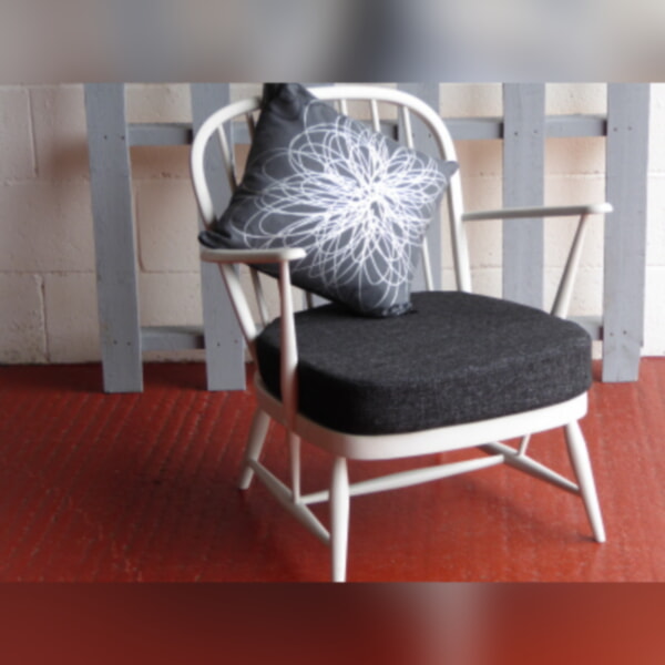 Ercol 334 Seat Cushion Charcoal - Image 2