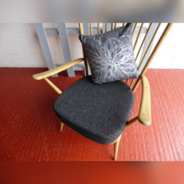Ercol 477/478 Seat Cushion Charcoal - Image 6