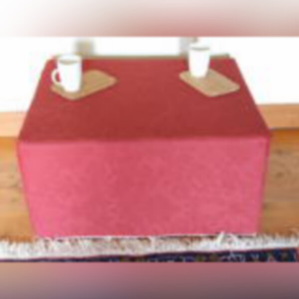 3Fold Foldaway Maxi Mattress 30 inches wide Burgundy