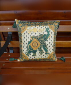 Green Elephant Scatter Cushion