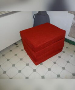 4Folding Foldaway Mattress 19x25x4 inches Asia Red