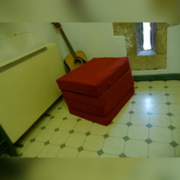 4Folding Foldaway Mattress 19x25x4 inches Asia Red - Image 7