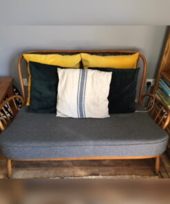 Ercol 766 Jubilee  2 seater Seat Cushion in Charcoal 92% wool