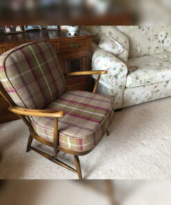 Ercol 334 Seat &  Back Cushions  Porter & Stone Balmoral Heather with self piping