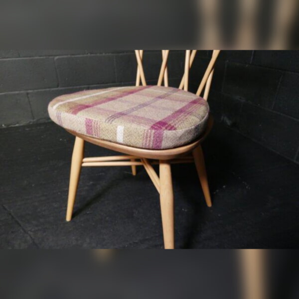 Ercol 365 Dining Seat Cushion and Cover in Porter and Stone Balmoral - Image 2