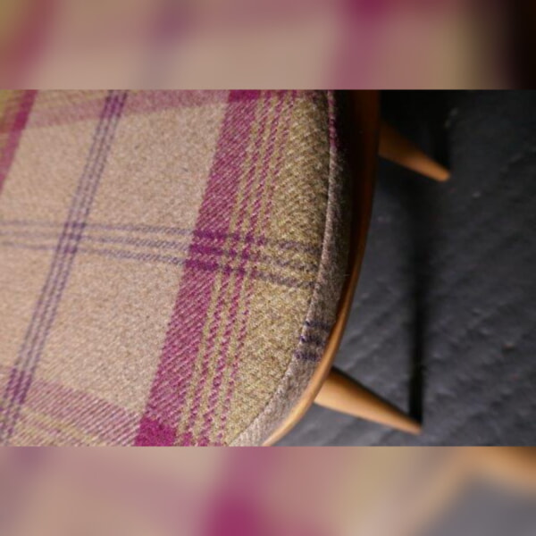 Ercol 365 Dining Seat Cushion and Cover in Porter and Stone Balmoral - Image 3