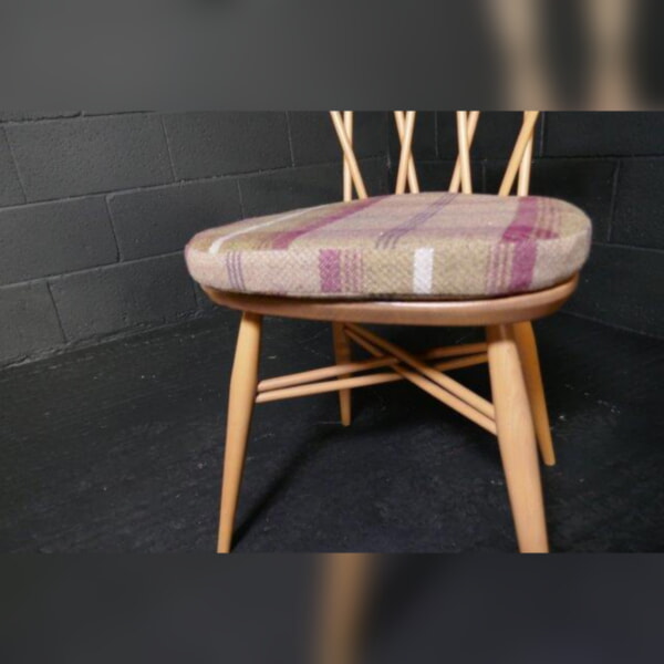 Ercol 365 Dining Seat Cushion and Cover in Porter and Stone Balmoral - Image 5