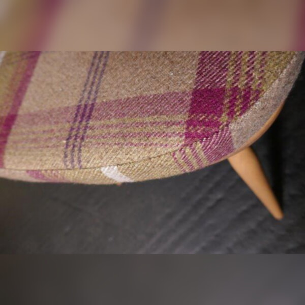 Ercol 365 Dining Seat Cushion and Cover in Porter and Stone Balmoral - Image 7