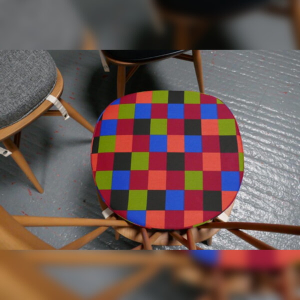 Ercol 365 Dining Seat Cushion and Cover in Funtime Time - Image 2