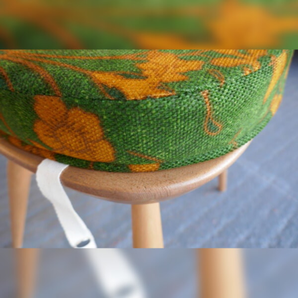 Ercol 365 Dining Seat Cushion and Cover in Lansdowne Green - Image 2