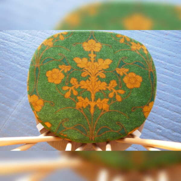 Ercol 365 Dining Seat Cushion and Cover in Lansdowne Green - Image 4