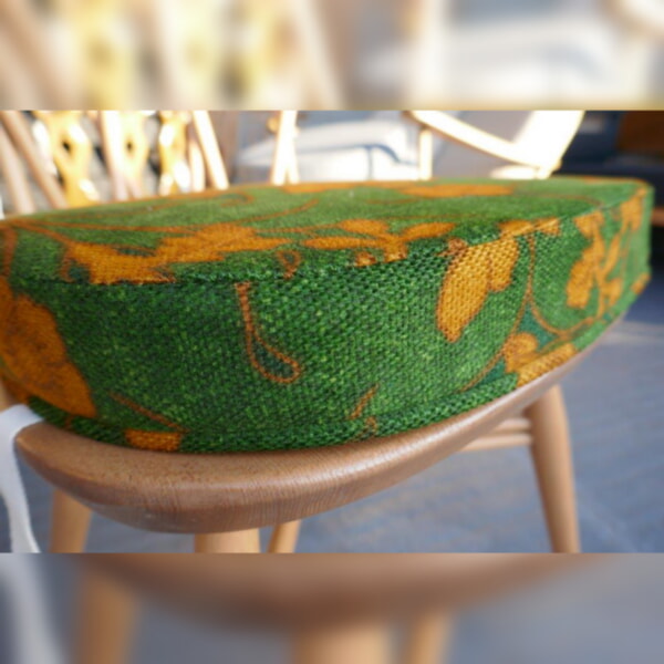 Ercol 365 Dining Seat Cushion and Cover in Lansdowne Green - Image 5