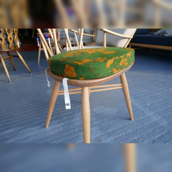 Ercol 365 Dining Seat Cushion and Cover in Lansdowne Green - Image 6