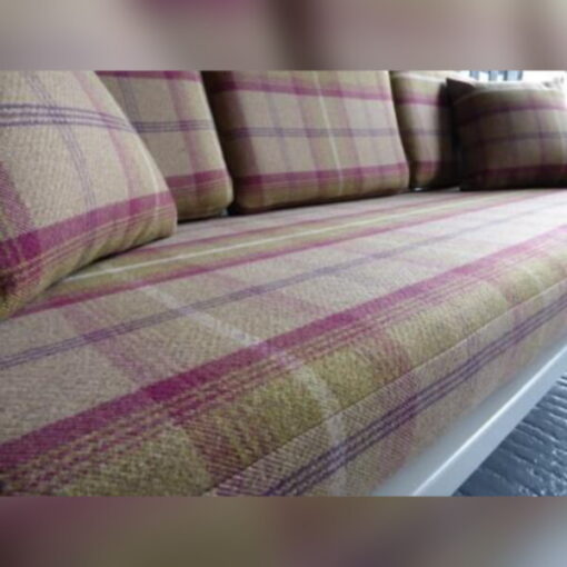Ercol 355 Studio Couch Heather Complete set of Cushions and Covers including bolsters & scatters - Image 7