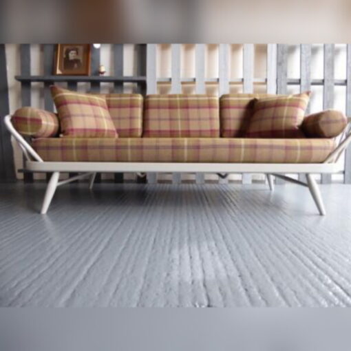 Ercol 355 Studio Couch Heather Complete set of Cushions and Covers including bolsters & scatters - Image 8