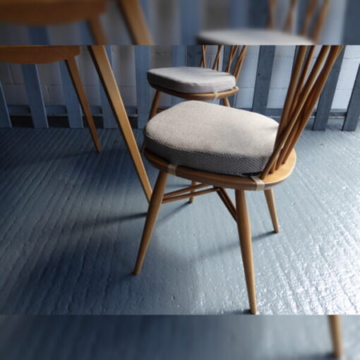 Ercol 365 Dining Seat Cushion and Cover in Porter and Stone Balmoral - Image 10