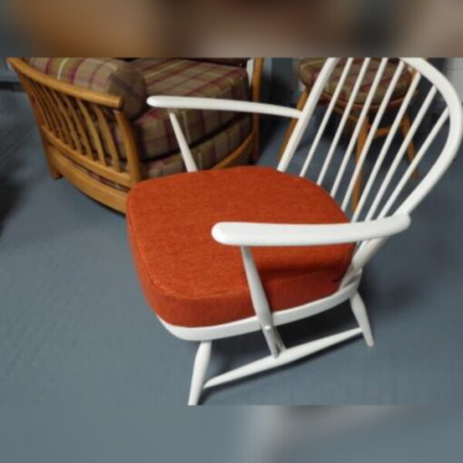 Ercol 334 Seat Cushion Tangerine - Image 3