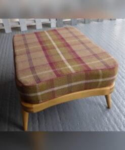 Ercol 341 footstool Cushion in Porter & Stone Balmoral Heather