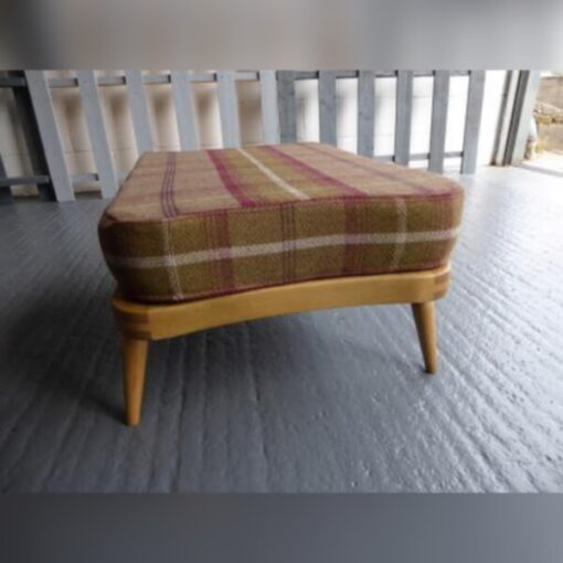 Ercol 341 footstool Cushion in Porter & Stone Balmoral Heather - Image 2