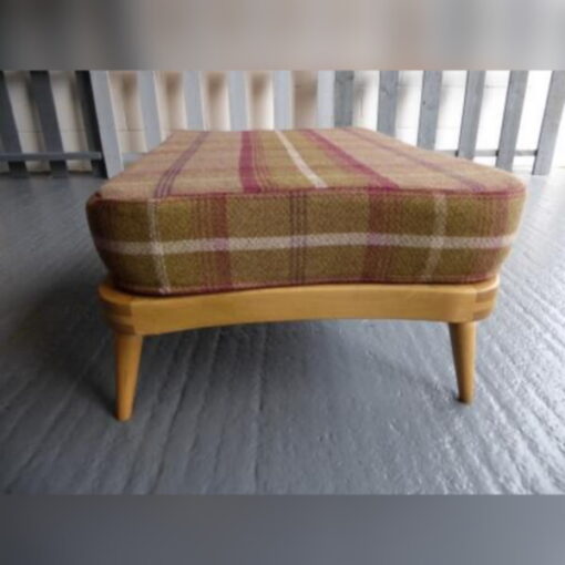 Ercol 341 footstool Cushion in Porter & Stone Balmoral Heather - Image 3