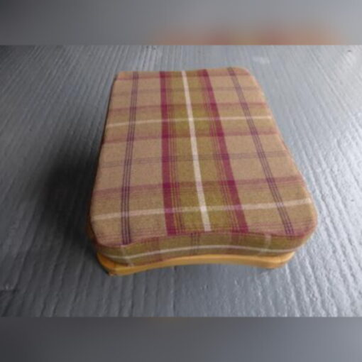 Ercol 341 footstool Cushion in Porter & Stone Balmoral Heather - Image 4