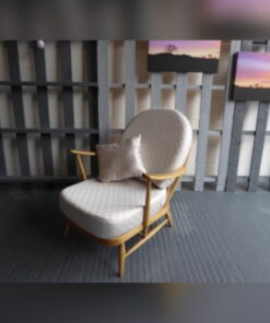 Ercol 203 Seat and Back Cushion in Elegant Cream Wool