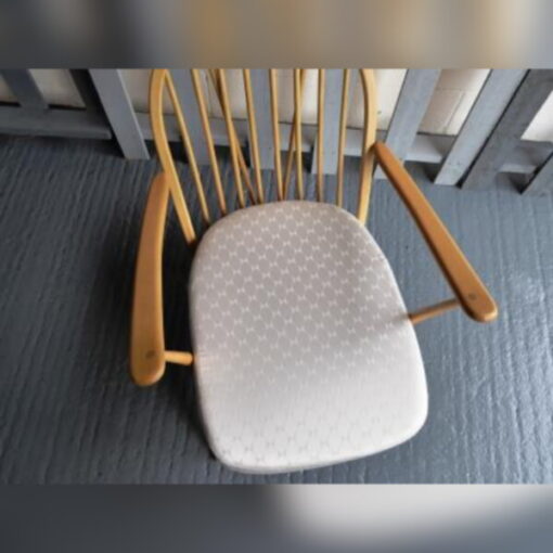 Ercol 203 Seat Cushion in Elegant Cream Wool - Image 5