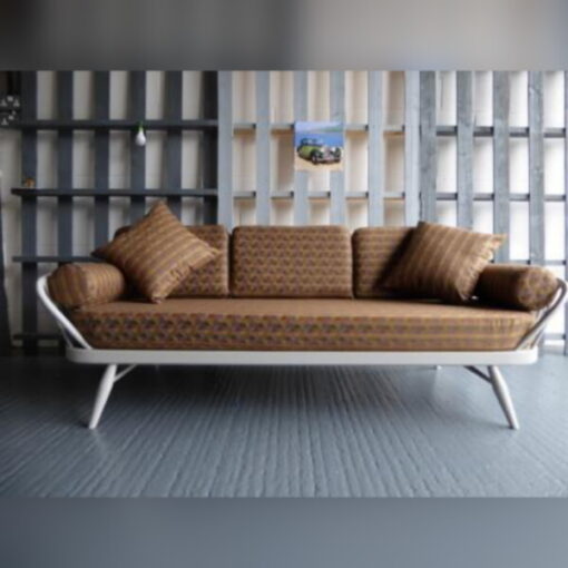 Ercol 355 Studio Couch Wool Geo Complete set of Cushions and Covers