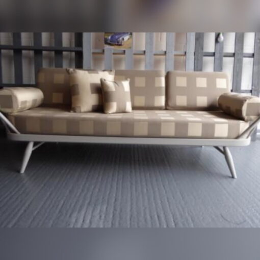 Ercol 355 Studio Couch Wool Square Complete set of Cushions and Covers - Image 9