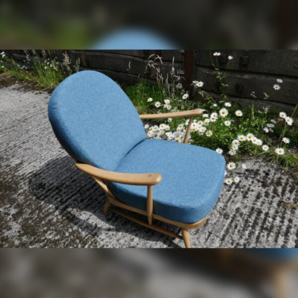 Ercol 203 Seat and Back Cushion in Real Deal Teal - Image 2