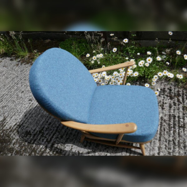 Ercol 203 Seat and Back Cushion in Real Deal Teal - Image 3