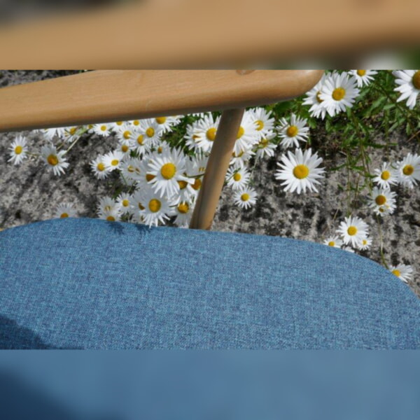 Ercol 203 Seat and Back Cushion in Real Deal Teal - Image 6