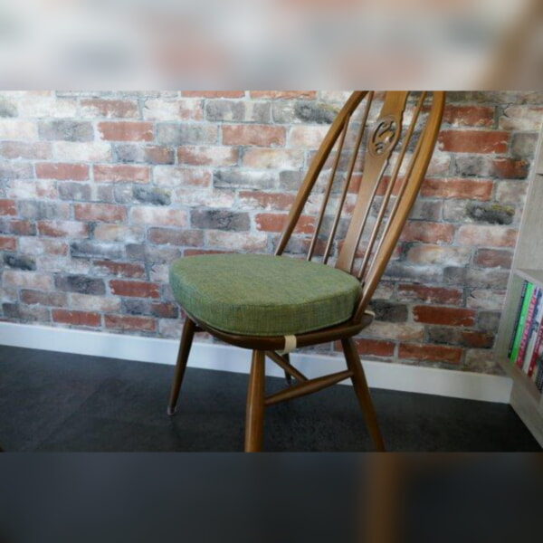 Ercol 875 Dining Seat Cushion and Cover in Next Chartreuse - Image 2